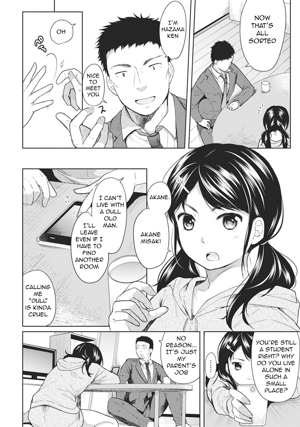 Hentai Manga Comic-1LDK+JK Suddenly Living Together?-Chapter 1-5